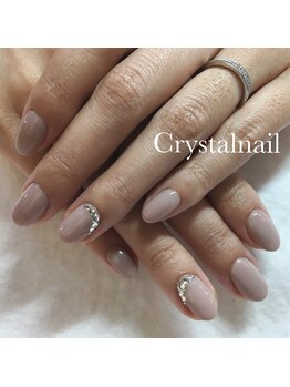 クリスタルネイル ボンベルタ橘店(CRYSTAL NAIL)/ワンカラーネイル
