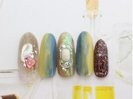 カジュアルな縦グラデーション