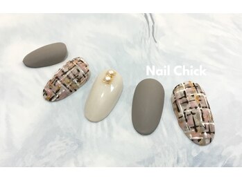 ネイルチックコウベ 銀天街店(Nail Chick kobe)/ツイードネイル