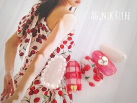 【さくらんぼネイル】