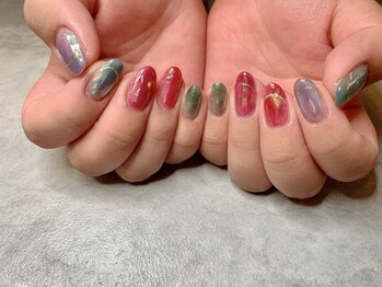 エンジェリック カラーズ(Angelic colors)/キラキラフィルムネイル☆