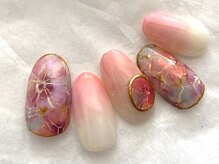 ビューティーサロン ハル(beauty salon haru)/【ふわりフラワーブローチ添え】