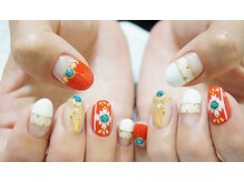 ネイル シスター(nail sister)/ネイティブ柄ネイル