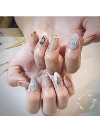 アクセサリーネイル♪
