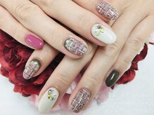 ダブルネイル(Double Nail)/【多田】バレンタインツイード