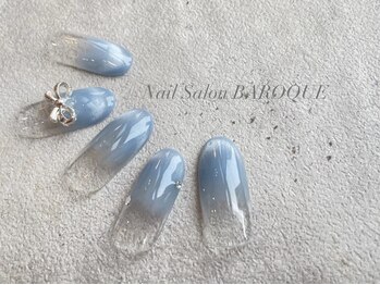 ネイルサロン バロック(Nail Salon BAROQUE)/マグネットグラデーションネイル