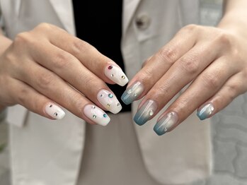 プチナノ(petitnano)/【rina】ニュアンスネイル