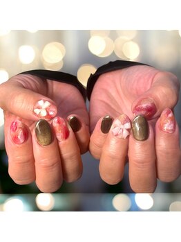 アヤネイルズ アンド アイラッシュ 綱島店(AYA NAILZ.&Eyelash)/100mins &nbsp;アートコース♪