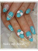 ネイルズアオアクア(Nail's AO AQUA)/デザインネイル☆