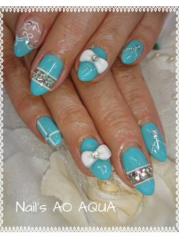 ネイルズアオアクア(Nail's AO AQUA)/デザインネイル☆