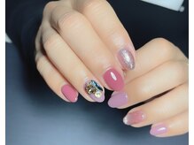アムレート ネイル 蕨(Amuleto NaiL)/ワンカラー＆ビジュー
