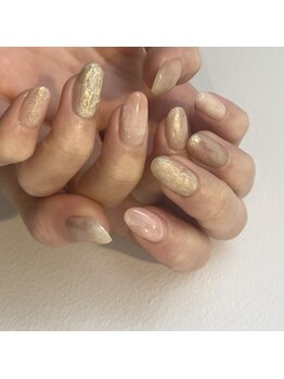 ヌア(nur.)/ピンクベージュnuance