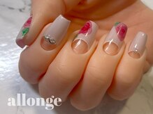 アロンジェ 甲府中央店/薔薇ネイル☆