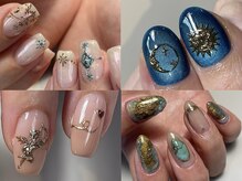 ロナネイル(RONA NAILS)の雰囲気（Minamiの繊細手描きアート★画像のアートはパーツ不使用！）