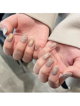 フルール 錦糸町店(Fleur)の写真/錦糸町北口★オフィスでもOKなシンプルネイルが人気！カラーチェンジOK!何度でもオフ無料【写真：¥6500～】