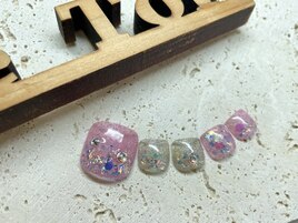 F定額シンプル-ポッピングネイル