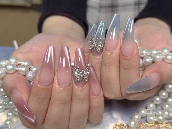 モアネイル 新宿/マグネットネイル/持ち込み/新宿