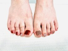 るみさんちのネイル/ふんわり大人アシメで秋の始まり