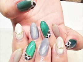 ヒョウ柄 マグネット