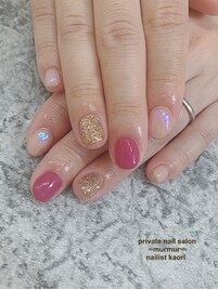 天然石風ネイル