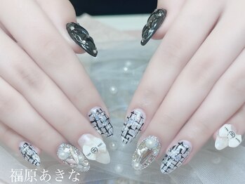 ネイルプリンセス(Nail Princess)/ツイードネイル