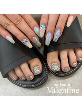 ネイルサロン ヴァレンタイン(nailsalon Valentine)/手と足定額デザイン