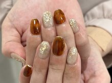 ウェル ムーン(Well moon)/べっ甲ネイル