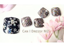 キャンアイドレッシー ニジ(Can I Dressy NIZI)/【Foot 結晶ネイル】