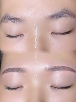 バグズ ヘアデザイン 桔梗が丘店(Baguz HAIR DESIGN)の写真/＼似合わせ眉毛はお任せ下さい♪／面倒な眉毛のメンテナンスはプロにお任せ！まつげとセットで印象UP！