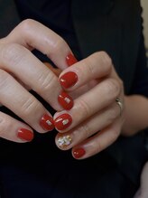 ブルーデイジー 栄本店(Blue daisy)/赤ネイル