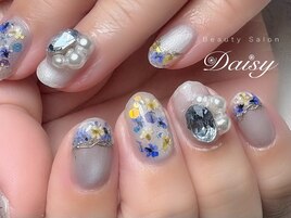 押し花ネイル　マグネット