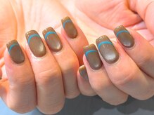 アトリエ ツメ(atelier TsuMe)/【Takeshita】ブルー×ブラウン