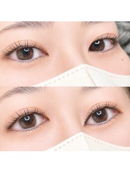 クララ 明野店(CLARA)の写真/朝のメイク時間短縮に！上下まつ毛パーマでぱっちりEYEを叶えよう♪