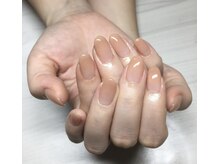 リーネイル 博多店(Re.nail)/ベージュグラデーション　k173