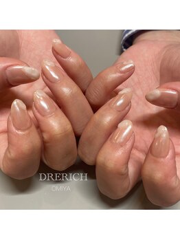 ネイルサロン ドレリッチ 大宮店(drerich)/ニュアンス パラジェル ミラー