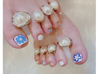 シェリエ(Cherie)/フット/フラワーネイル