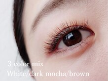 スリーネイルプラスアイラッシュ(Threee Nail+Eyelash)/ニュアンスカラーエクステ