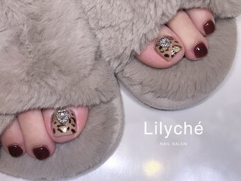 リリーシェ(Lilyche)/ヒョウ柄ネイル