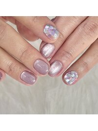 艶々マグネットにハートホロ