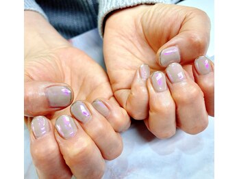 ネイルアンドまつげ リュフェール 五反田(Nail Lufaire)/ピンクパウダー