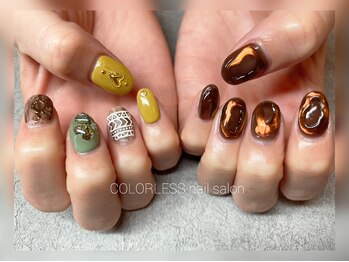カラーレス(COLORLESS)/お客様ネイル☆COLORLESSコース