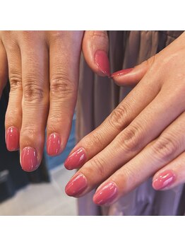 エムスラッシュ ネイル たまプラーザ(M.SLASH)/春色ワンカラー