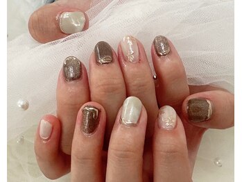 ジェー エス シー ネイル(J.S.C.nail)/秋ネイル/ニュアンスネイル