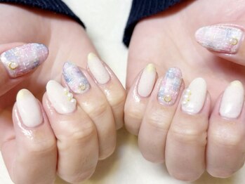 ウープスネイル 盛岡カワトク店(OopsNAIL)/YAMAMOTOデザイン ツイード
