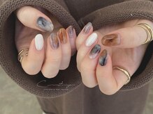 BLabo eyelash&nail 鹿児島中央駅店【まつげパーマ/眉毛/マツエク/ネイル】/ニュアンスネイル