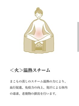 アネシス(anesys)の写真/出雲のまこも蒸しで芯から温まり、溜まったものを手放す。神聖な蒸気に包まれ、心身ともに軽やかな自分へ♪
