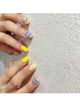 アンダーバーホワイトプラス 南海難波店(_WHITE+)/韓国風◎チェックネイル