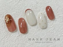 マークジーン 姫路(MARK JEAN)/149. 赤　スタッズ　ネイル
