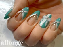 アロンジェ 甲府中央店/ティファニー風ネイル☆