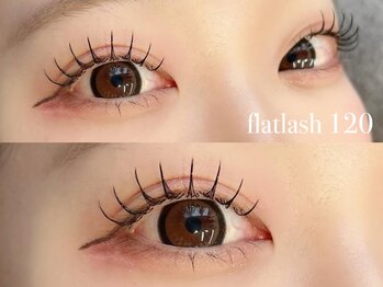 クプアイラッシュ 新宿店(qup eyelash)/フラットラッシュ 120本